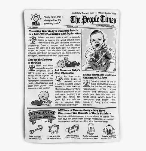 crinkle newspaper toy