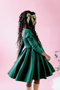 gwendolyn dress in evergreen