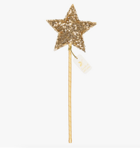 fairy star wand in gold