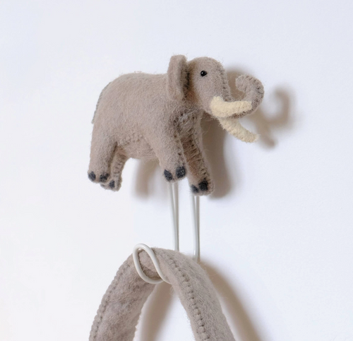 FINAL SALE: elephant coat hook