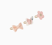 flora butterfly ring set
