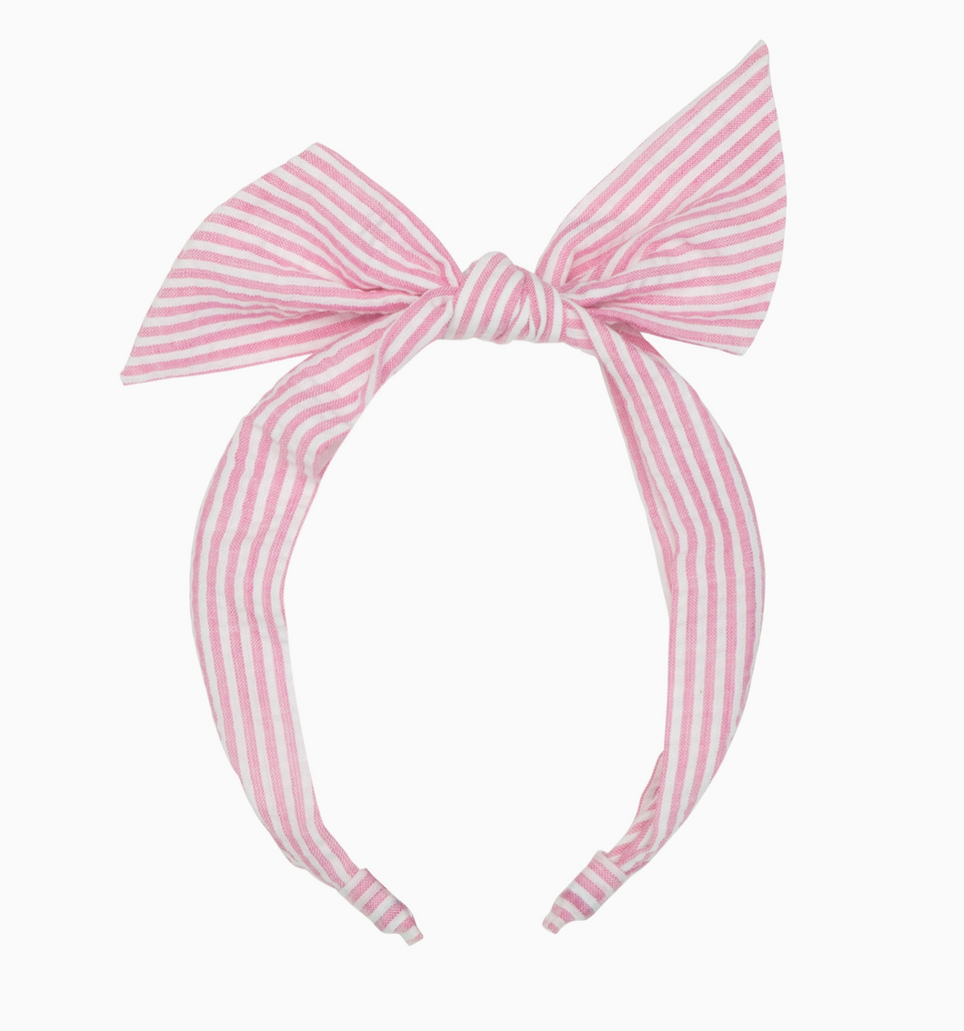 candy stripe knot headband