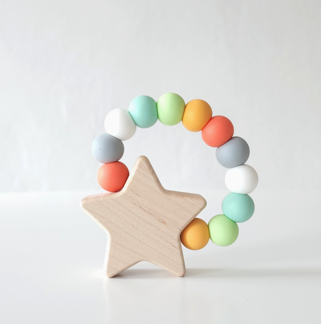 star charm ring teether in bannor