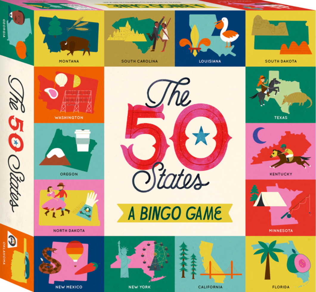 the 50 states: a bingo game
