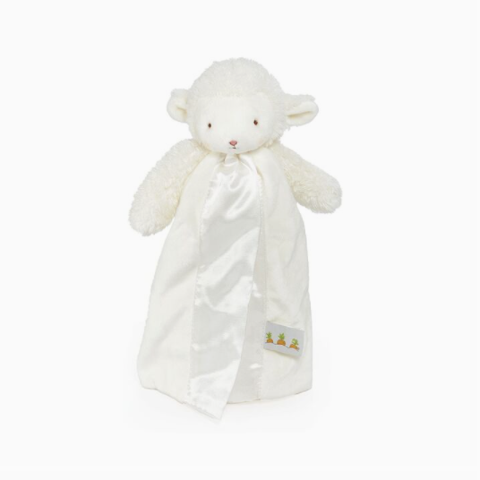 kiddo lamb blanket in white