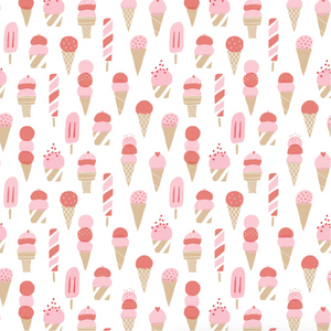 short sleeve tee in ice cream pink