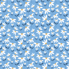 bloomers in blue daisies