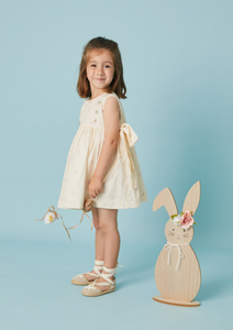 FINAL SALE: vichy dress in yellow ducks