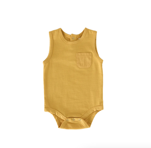 tank one-piece in marigold