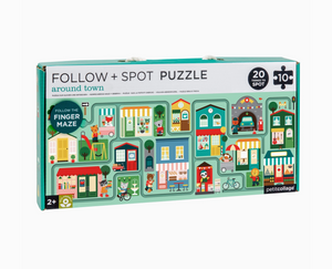 around the town + spot puzzle
