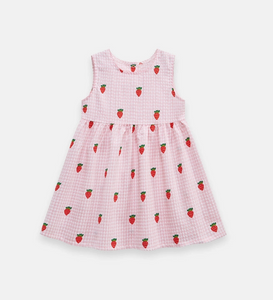 strawberry summer dress
