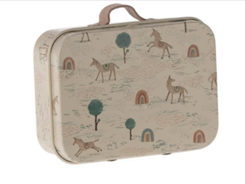 unicorn suitcase tiny travel (empty)