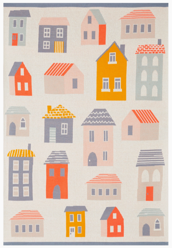 cotton knit blanket in city