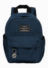 navy cord mini backpack