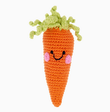 friendly carrot rattle