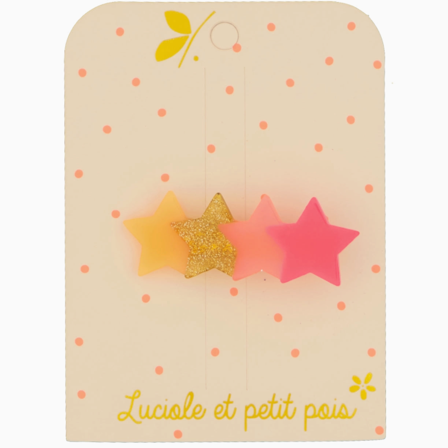 4 stars hair clip