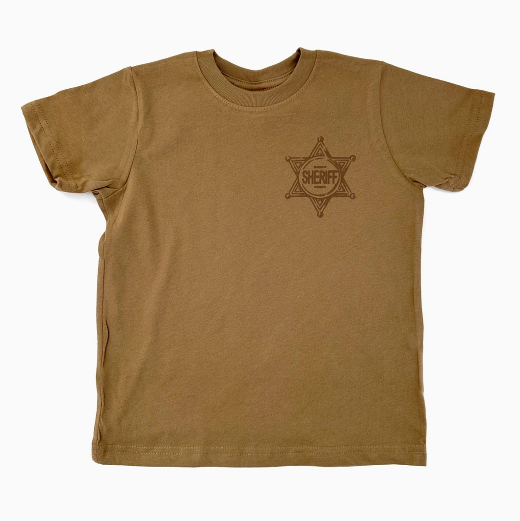 sheriff tee cowboy kid