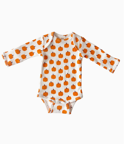 pumpkin organic onesie