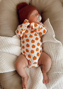 pumpkin organic onesie