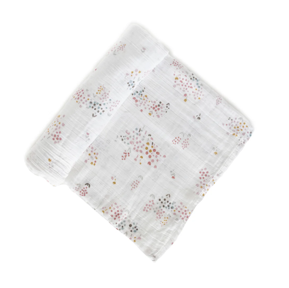 pehr swaddle in flower patch