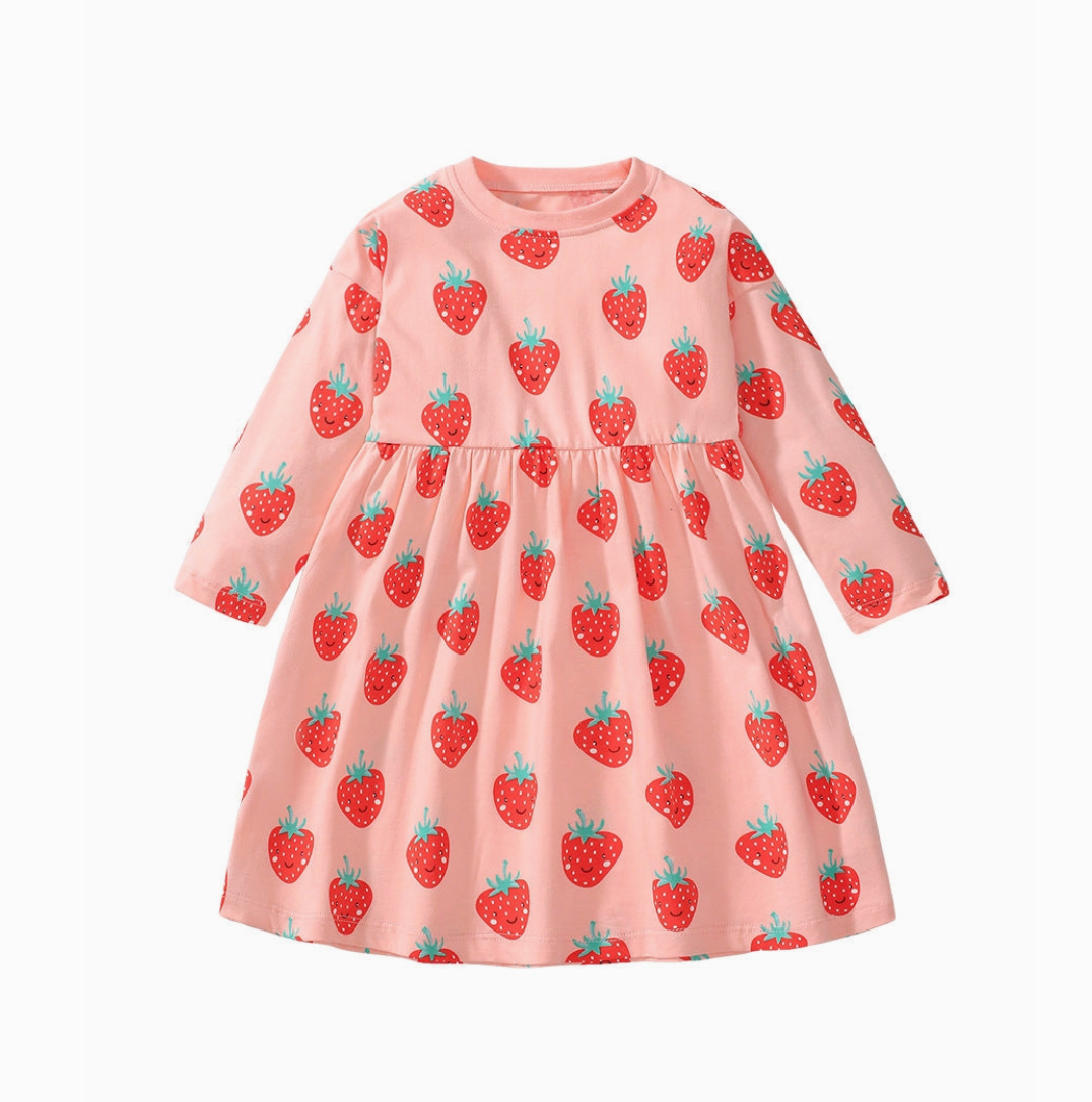 strawberry dress – tweed baby outfitters