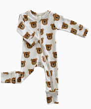 bear two-way zip romper