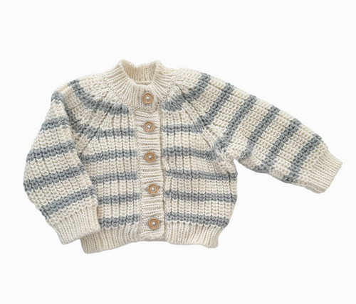 harbor stripe cardigan