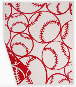 little ballgame fleece blanket