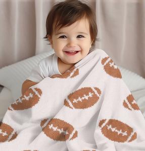 little football fleece blanket