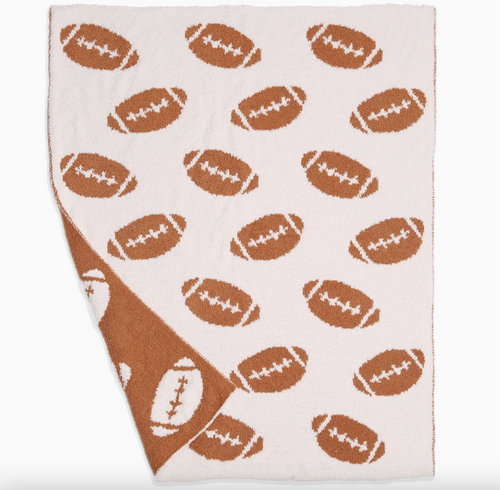 little football fleece blanket