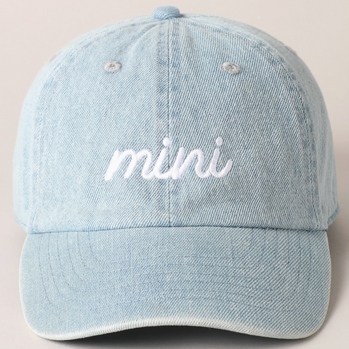 mini matching baseball hat