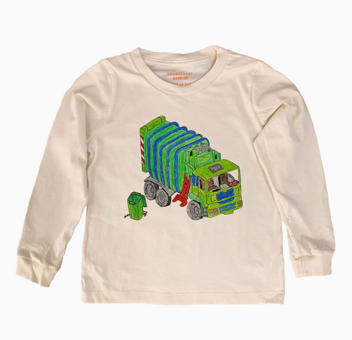 long sleeve garbage truck