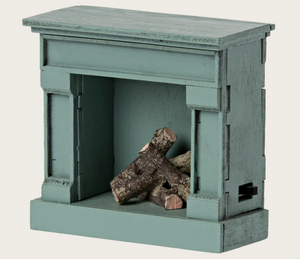 blue fireplace (battery not incl.)