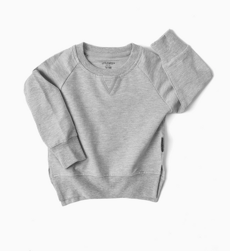 pullover sweatshirt in grey