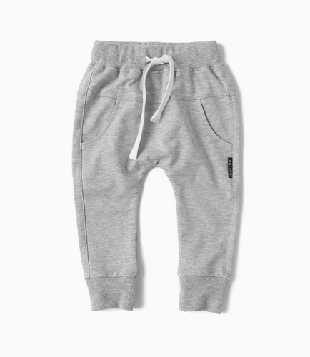 joggers in grey