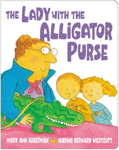 the lady with the alligator purse