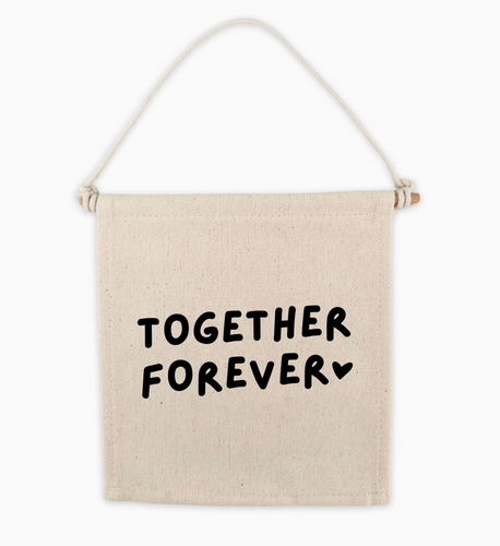 'together forever' wall hanging