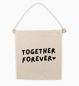 'together forever' wall hanging