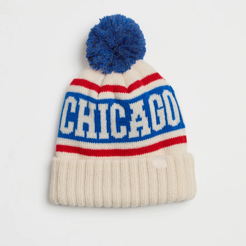 adult chicago varsity beanie