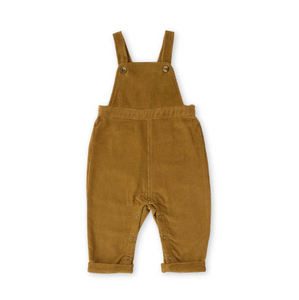 corduroy overall in ochre