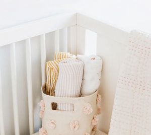 pehr swaddle petal stripes