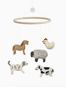 farmyard animals mobile