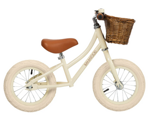 banwood first go! balance bike in cream