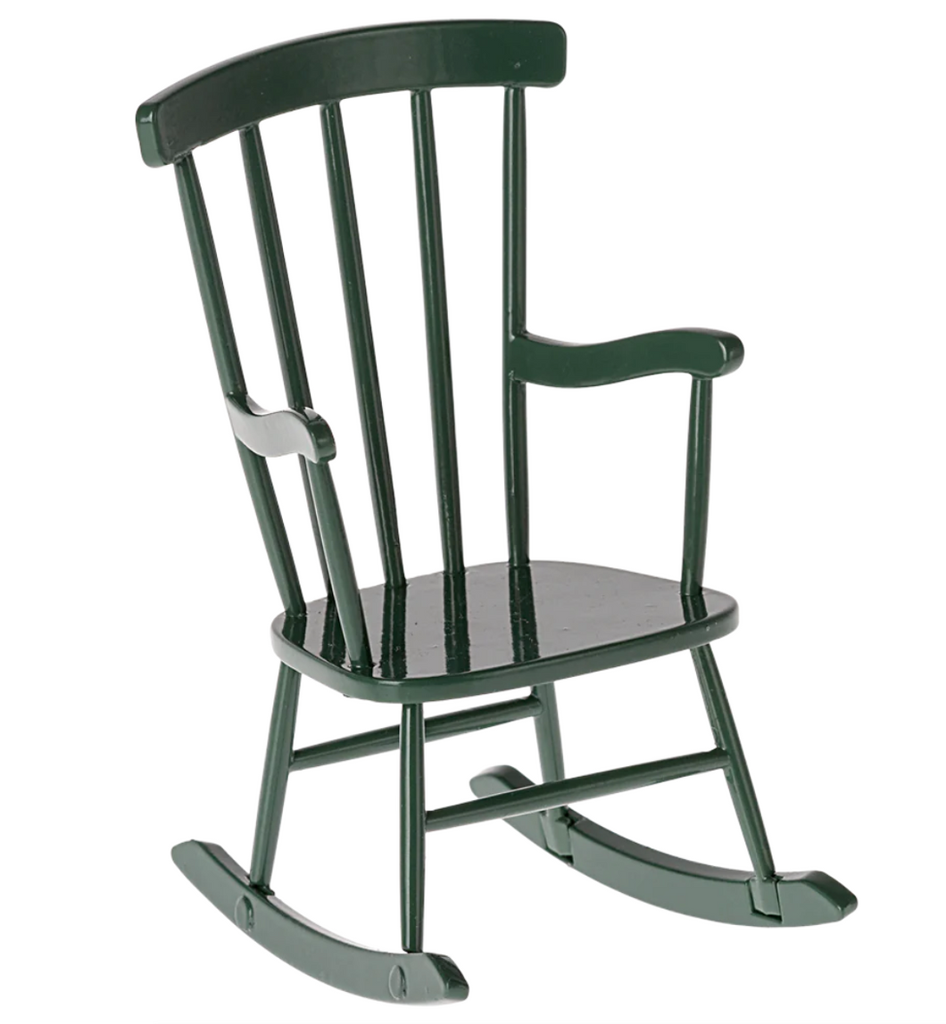 dark green maileg rocking chair