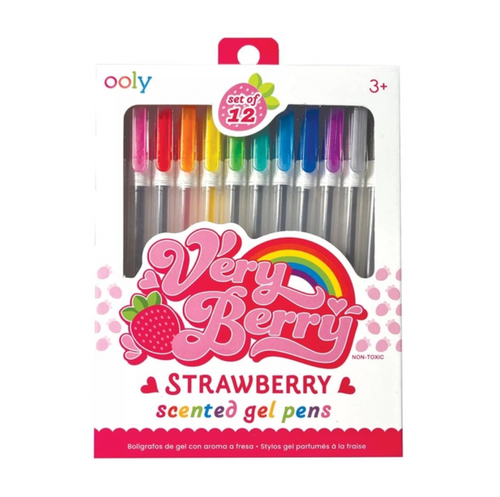 very berry scented gel pens