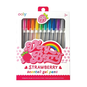 very berry scented gel pens