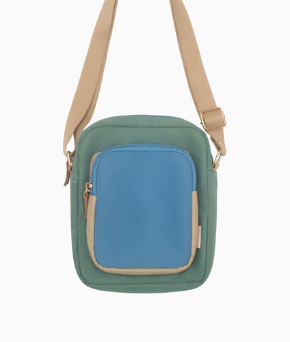color block utility bag