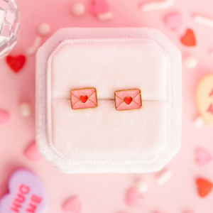 love letter earrings
