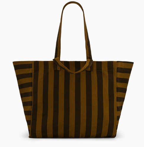tote in cumin + black stripe
