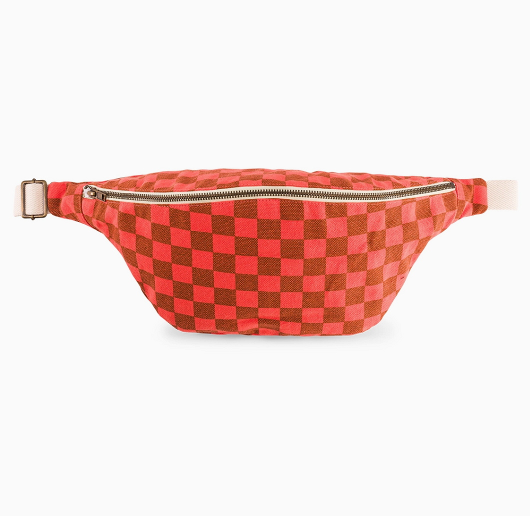 coral check sling